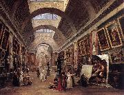 ROBERT, Hubert Design for the Grande Galerie in the Louvre QAF oil painting on canvas
